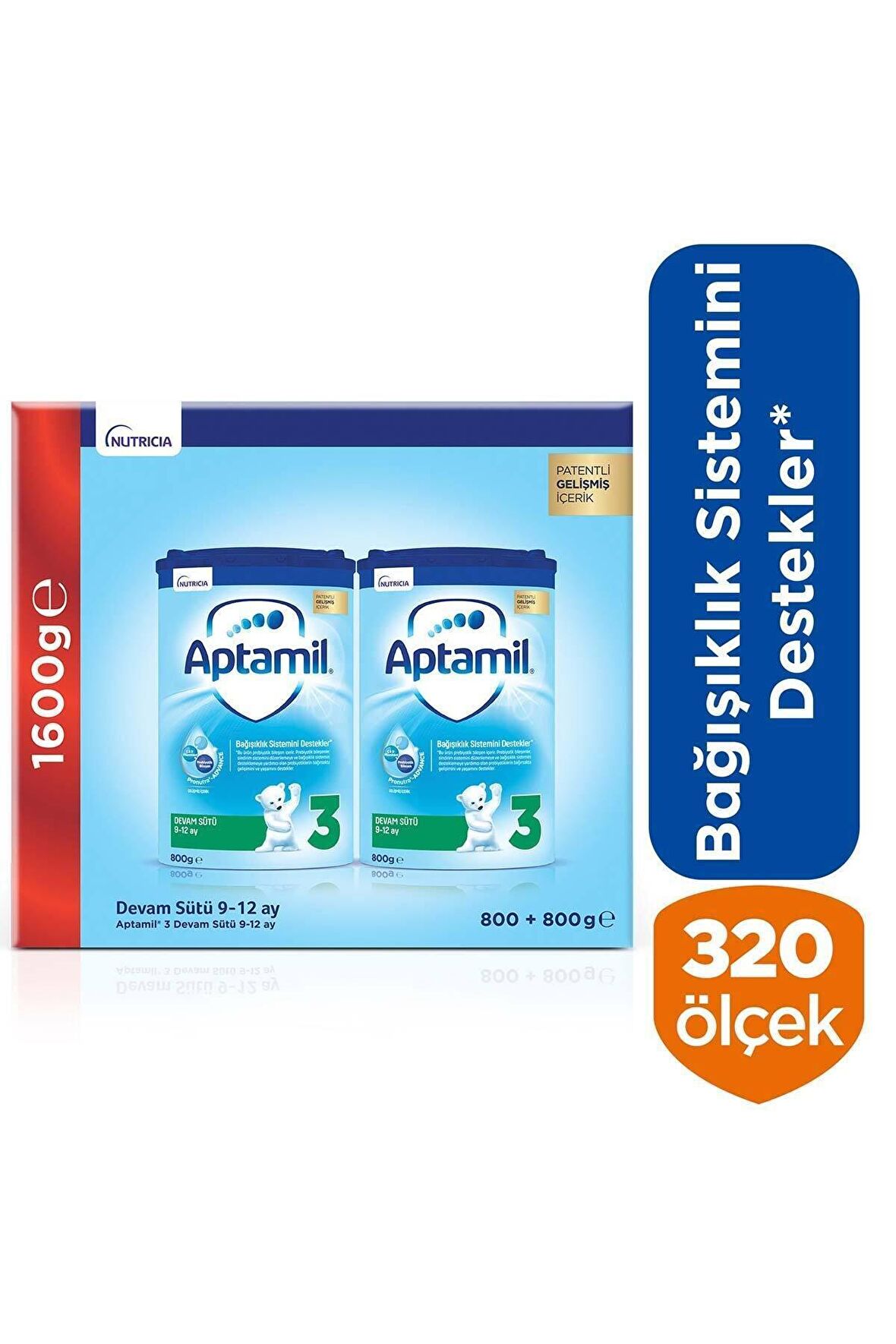 Aptamil 3 Prebiyotik Devam Sütü 2 x 800 gr